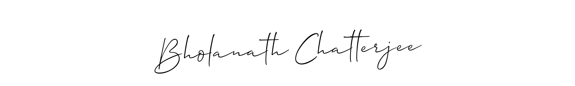 Also we have Bholanath Chatterjee name is the best signature style. Create professional handwritten signature collection using Allison_Script autograph style. Bholanath Chatterjee signature style 2 images and pictures png