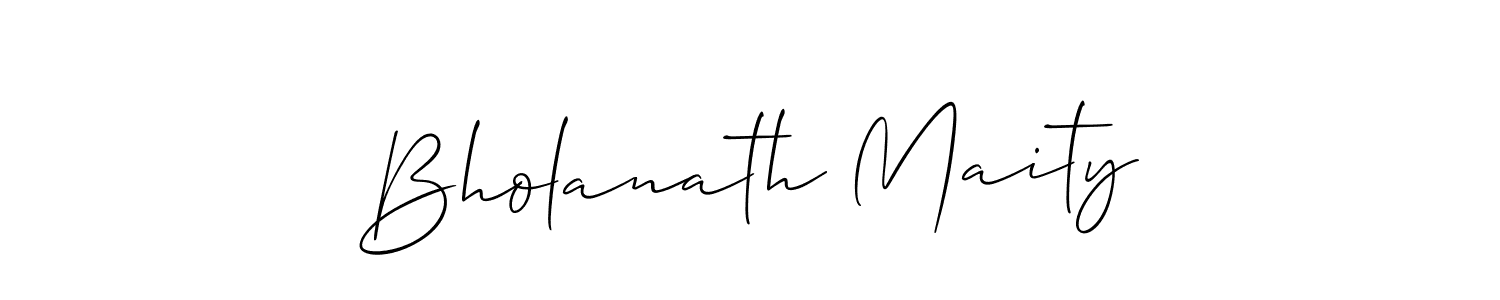 Also we have Bholanath Maity name is the best signature style. Create professional handwritten signature collection using Allison_Script autograph style. Bholanath Maity signature style 2 images and pictures png