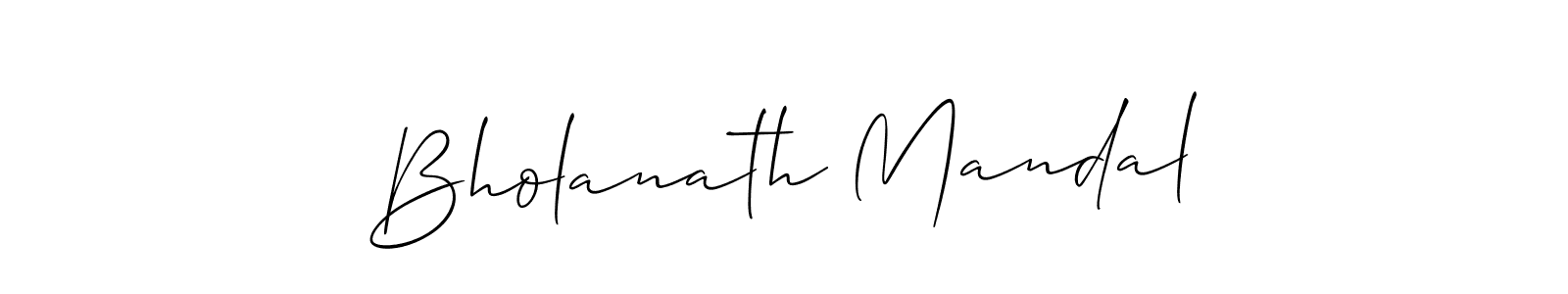 It looks lik you need a new signature style for name Bholanath Mandal. Design unique handwritten (Allison_Script) signature with our free signature maker in just a few clicks. Bholanath Mandal signature style 2 images and pictures png