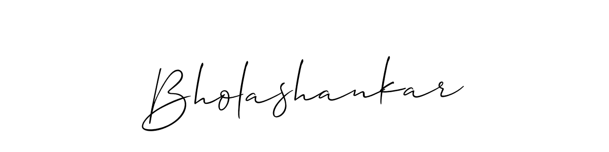 How to make Bholashankar name signature. Use Allison_Script style for creating short signs online. This is the latest handwritten sign. Bholashankar signature style 2 images and pictures png