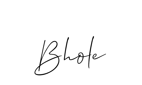 Similarly Allison_Script is the best handwritten signature design. Signature creator online .You can use it as an online autograph creator for name Bhole. Bhole signature style 2 images and pictures png