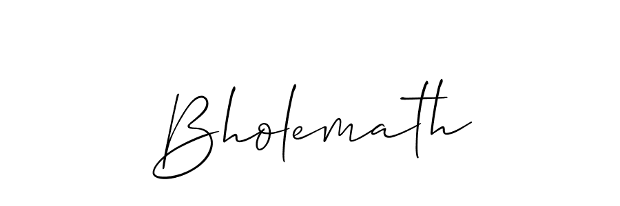 Bholemath stylish signature style. Best Handwritten Sign (Allison_Script) for my name. Handwritten Signature Collection Ideas for my name Bholemath. Bholemath signature style 2 images and pictures png