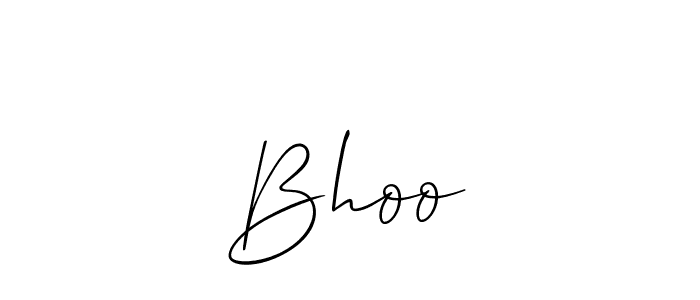 Design your own signature with our free online signature maker. With this signature software, you can create a handwritten (Allison_Script) signature for name Bhoo❤. Bhoo❤ signature style 2 images and pictures png