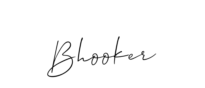 How to make Bhooker name signature. Use Allison_Script style for creating short signs online. This is the latest handwritten sign. Bhooker signature style 2 images and pictures png