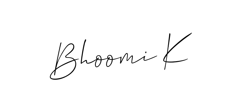 Here are the top 10 professional signature styles for the name Bhoomi K. These are the best autograph styles you can use for your name. Bhoomi K signature style 2 images and pictures png