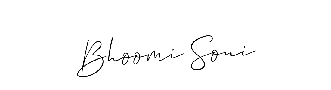 How to Draw Bhoomi Soni signature style? Allison_Script is a latest design signature styles for name Bhoomi Soni. Bhoomi Soni signature style 2 images and pictures png