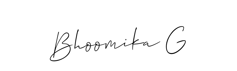 Check out images of Autograph of Bhoomika G name. Actor Bhoomika G Signature Style. Allison_Script is a professional sign style online. Bhoomika G signature style 2 images and pictures png