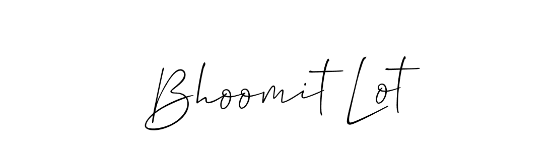 You can use this online signature creator to create a handwritten signature for the name Bhoomit Lot. This is the best online autograph maker. Bhoomit Lot signature style 2 images and pictures png