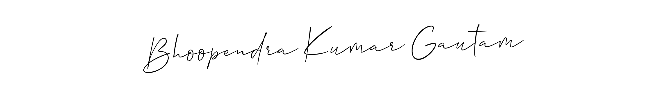 Make a beautiful signature design for name Bhoopendra Kumar Gautam. Use this online signature maker to create a handwritten signature for free. Bhoopendra Kumar Gautam signature style 2 images and pictures png