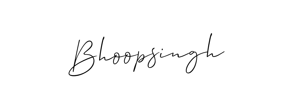 Also we have Bhoopsingh name is the best signature style. Create professional handwritten signature collection using Allison_Script autograph style. Bhoopsingh signature style 2 images and pictures png