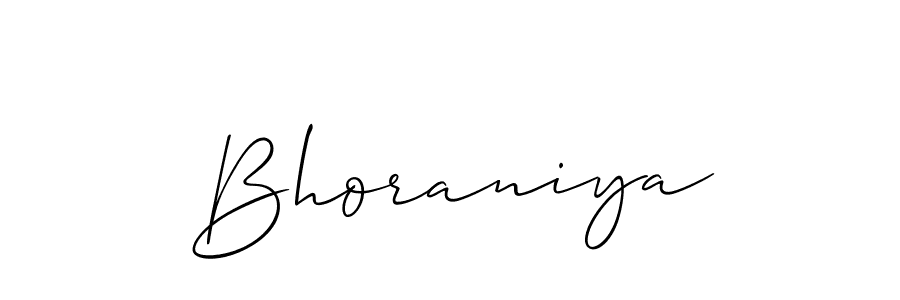 Best and Professional Signature Style for Bhoraniya. Allison_Script Best Signature Style Collection. Bhoraniya signature style 2 images and pictures png