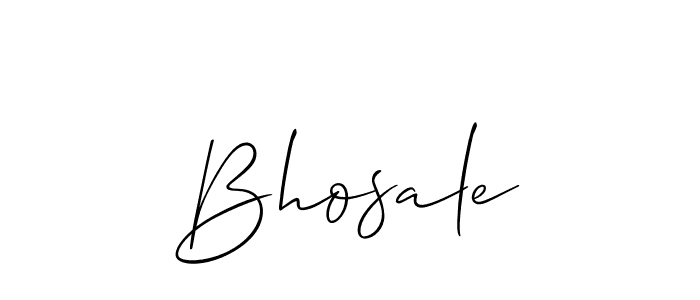 You should practise on your own different ways (Allison_Script) to write your name (Bhosale) in signature. don't let someone else do it for you. Bhosale signature style 2 images and pictures png
