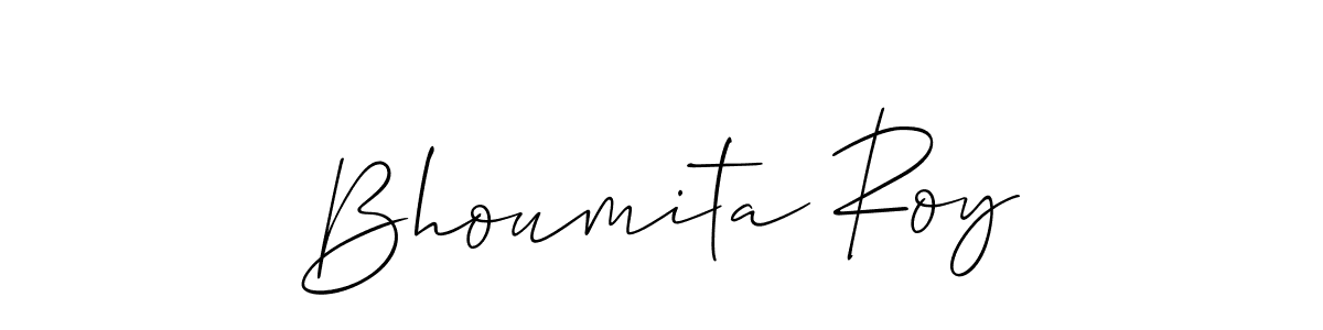 Make a short Bhoumita Roy signature style. Manage your documents anywhere anytime using Allison_Script. Create and add eSignatures, submit forms, share and send files easily. Bhoumita Roy signature style 2 images and pictures png