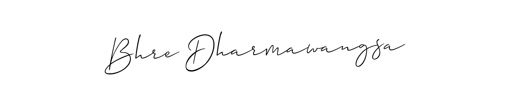 How to Draw Bhre Dharmawangsa signature style? Allison_Script is a latest design signature styles for name Bhre Dharmawangsa. Bhre Dharmawangsa signature style 2 images and pictures png