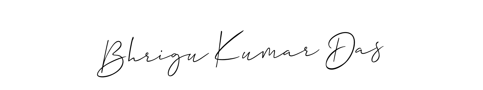 Also we have Bhrigu Kumar Das name is the best signature style. Create professional handwritten signature collection using Allison_Script autograph style. Bhrigu Kumar Das signature style 2 images and pictures png