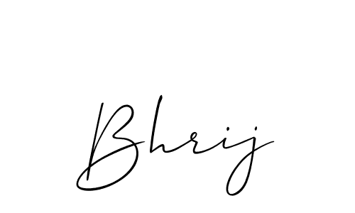 How to Draw Bhrij signature style? Allison_Script is a latest design signature styles for name Bhrij. Bhrij signature style 2 images and pictures png