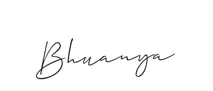 Best and Professional Signature Style for Bhuanya. Allison_Script Best Signature Style Collection. Bhuanya signature style 2 images and pictures png