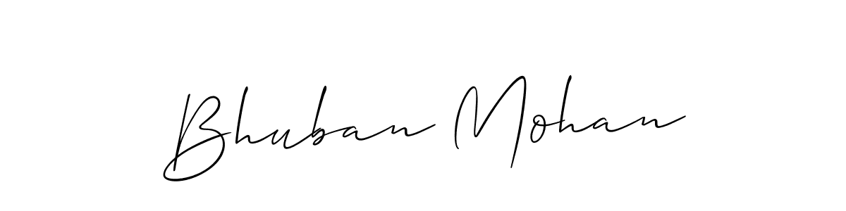 Bhuban Mohan stylish signature style. Best Handwritten Sign (Allison_Script) for my name. Handwritten Signature Collection Ideas for my name Bhuban Mohan. Bhuban Mohan signature style 2 images and pictures png