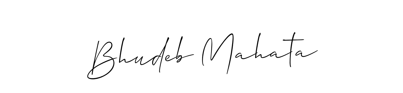 Here are the top 10 professional signature styles for the name Bhudeb Mahata. These are the best autograph styles you can use for your name. Bhudeb Mahata signature style 2 images and pictures png