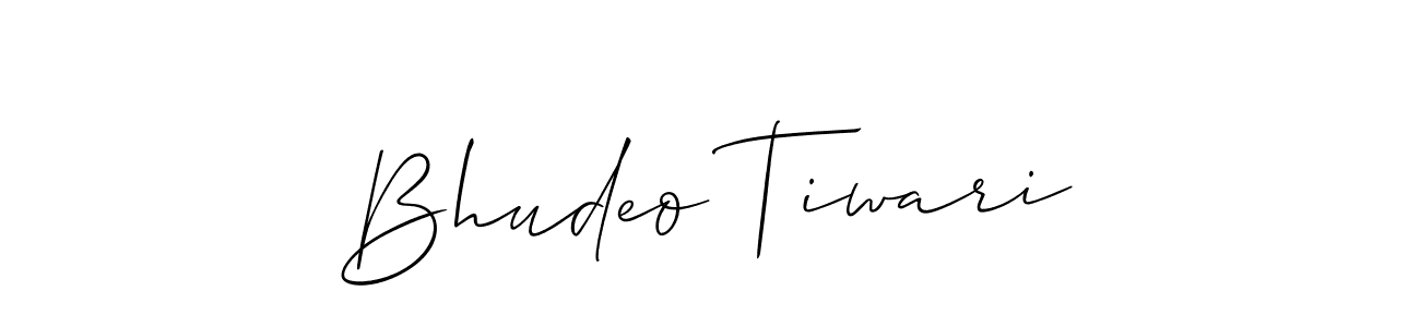 This is the best signature style for the Bhudeo Tiwari name. Also you like these signature font (Allison_Script). Mix name signature. Bhudeo Tiwari signature style 2 images and pictures png