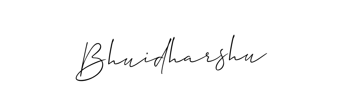 How to make Bhuidharshu name signature. Use Allison_Script style for creating short signs online. This is the latest handwritten sign. Bhuidharshu signature style 2 images and pictures png
