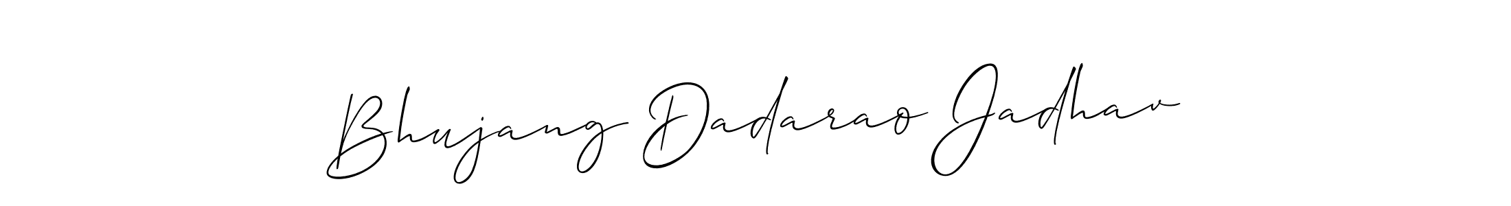 Make a short Bhujang Dadarao Jadhav signature style. Manage your documents anywhere anytime using Allison_Script. Create and add eSignatures, submit forms, share and send files easily. Bhujang Dadarao Jadhav signature style 2 images and pictures png