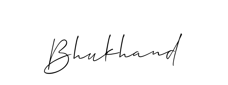 You should practise on your own different ways (Allison_Script) to write your name (Bhukhand) in signature. don't let someone else do it for you. Bhukhand signature style 2 images and pictures png