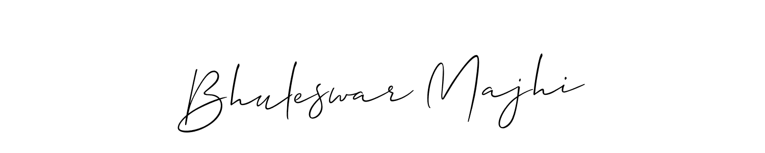 How to make Bhuleswar Majhi name signature. Use Allison_Script style for creating short signs online. This is the latest handwritten sign. Bhuleswar Majhi signature style 2 images and pictures png