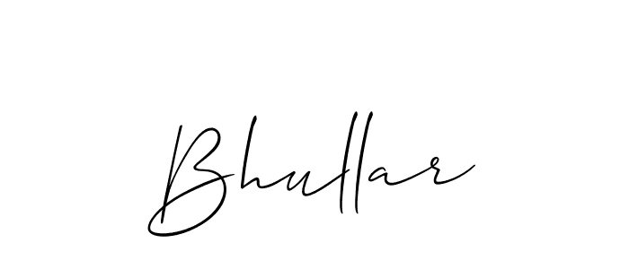 Best and Professional Signature Style for Bhullar. Allison_Script Best Signature Style Collection. Bhullar signature style 2 images and pictures png