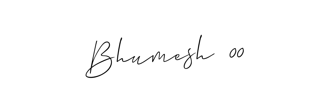 Allison_Script is a professional signature style that is perfect for those who want to add a touch of class to their signature. It is also a great choice for those who want to make their signature more unique. Get Bhumesh  00 name to fancy signature for free. Bhumesh  00 signature style 2 images and pictures png