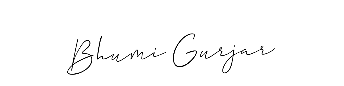 Best and Professional Signature Style for Bhumi Gurjar. Allison_Script Best Signature Style Collection. Bhumi Gurjar signature style 2 images and pictures png