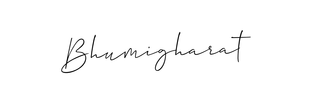 Make a beautiful signature design for name Bhumigharat. With this signature (Allison_Script) style, you can create a handwritten signature for free. Bhumigharat signature style 2 images and pictures png