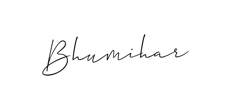 Bhumihar stylish signature style. Best Handwritten Sign (Allison_Script) for my name. Handwritten Signature Collection Ideas for my name Bhumihar. Bhumihar signature style 2 images and pictures png