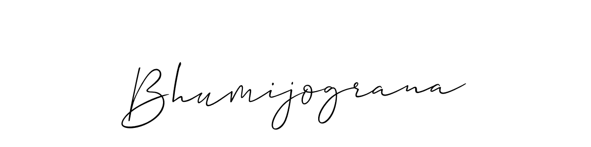 You should practise on your own different ways (Allison_Script) to write your name (Bhumijograna) in signature. don't let someone else do it for you. Bhumijograna signature style 2 images and pictures png