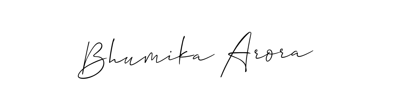 Check out images of Autograph of Bhumika Arora name. Actor Bhumika Arora Signature Style. Allison_Script is a professional sign style online. Bhumika Arora signature style 2 images and pictures png