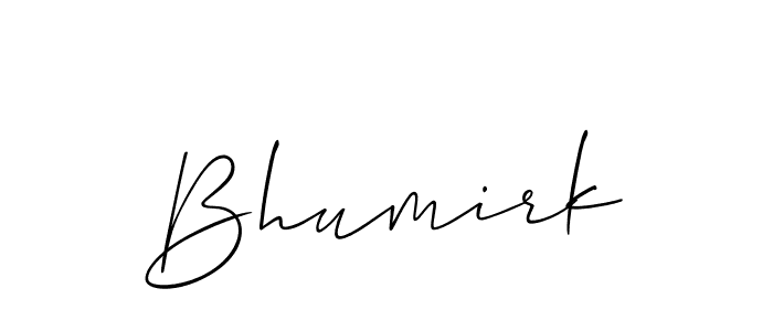 Make a beautiful signature design for name Bhumirk. Use this online signature maker to create a handwritten signature for free. Bhumirk signature style 2 images and pictures png