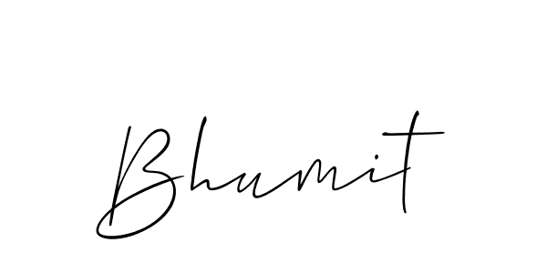 Allison_Script is a professional signature style that is perfect for those who want to add a touch of class to their signature. It is also a great choice for those who want to make their signature more unique. Get Bhumit name to fancy signature for free. Bhumit signature style 2 images and pictures png