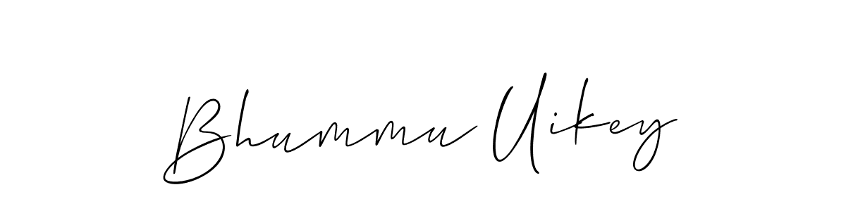 Create a beautiful signature design for name Bhummu Uikey. With this signature (Allison_Script) fonts, you can make a handwritten signature for free. Bhummu Uikey signature style 2 images and pictures png