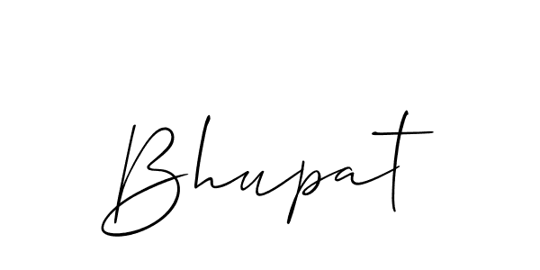 Bhupat stylish signature style. Best Handwritten Sign (Allison_Script) for my name. Handwritten Signature Collection Ideas for my name Bhupat. Bhupat signature style 2 images and pictures png