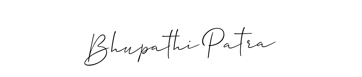 Design your own signature with our free online signature maker. With this signature software, you can create a handwritten (Allison_Script) signature for name Bhupathi Patra. Bhupathi Patra signature style 2 images and pictures png