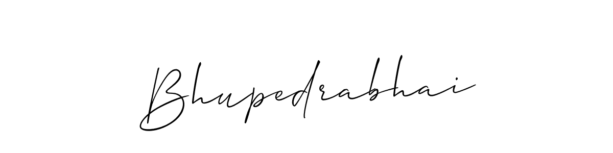 You should practise on your own different ways (Allison_Script) to write your name (Bhupedrabhai) in signature. don't let someone else do it for you. Bhupedrabhai signature style 2 images and pictures png