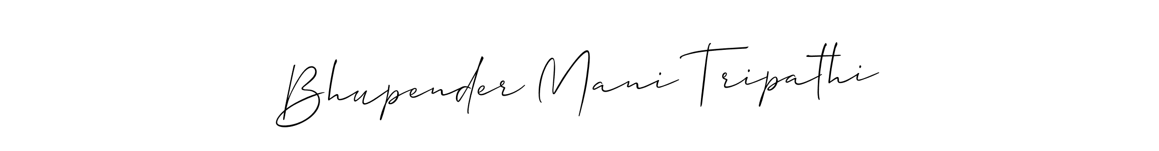 Also You can easily find your signature by using the search form. We will create Bhupender Mani Tripathi name handwritten signature images for you free of cost using Allison_Script sign style. Bhupender Mani Tripathi signature style 2 images and pictures png