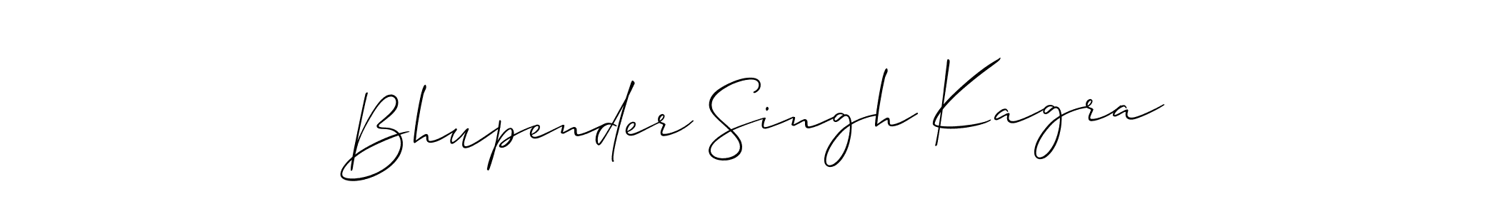 It looks lik you need a new signature style for name Bhupender Singh Kagra. Design unique handwritten (Allison_Script) signature with our free signature maker in just a few clicks. Bhupender Singh Kagra signature style 2 images and pictures png