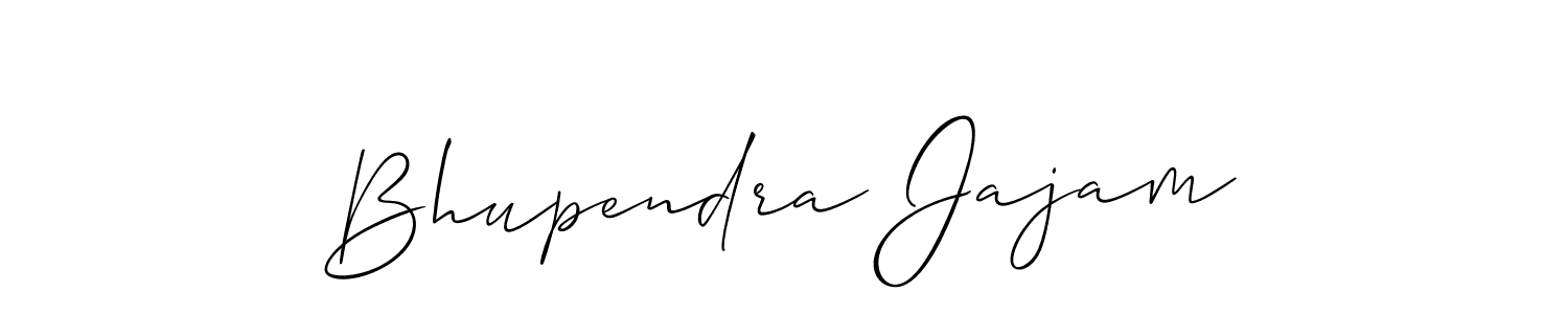 Bhupendra Jajam stylish signature style. Best Handwritten Sign (Allison_Script) for my name. Handwritten Signature Collection Ideas for my name Bhupendra Jajam. Bhupendra Jajam signature style 2 images and pictures png