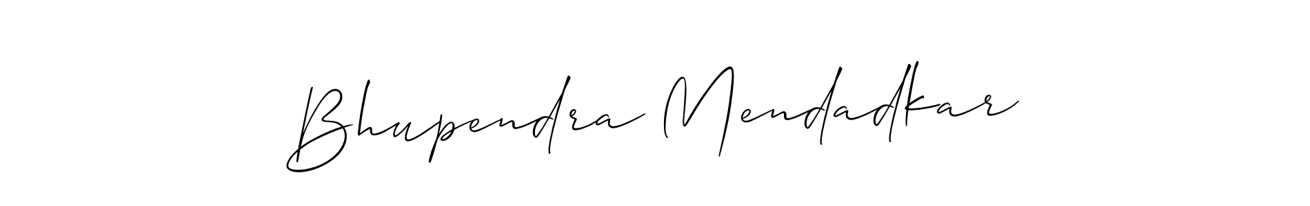 This is the best signature style for the Bhupendra Mendadkar name. Also you like these signature font (Allison_Script). Mix name signature. Bhupendra Mendadkar signature style 2 images and pictures png