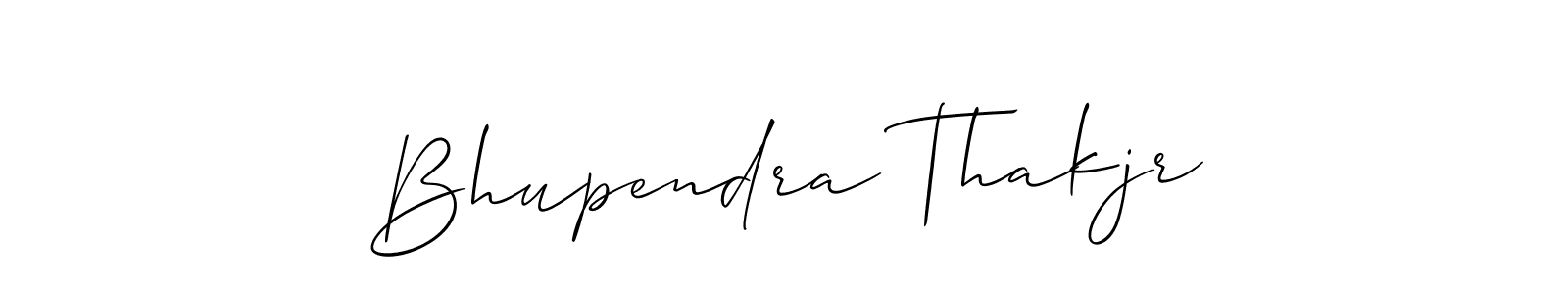 Similarly Allison_Script is the best handwritten signature design. Signature creator online .You can use it as an online autograph creator for name Bhupendra Thakjr. Bhupendra Thakjr signature style 2 images and pictures png
