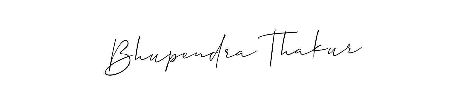 Create a beautiful signature design for name Bhupendra Thakur. With this signature (Allison_Script) fonts, you can make a handwritten signature for free. Bhupendra Thakur signature style 2 images and pictures png