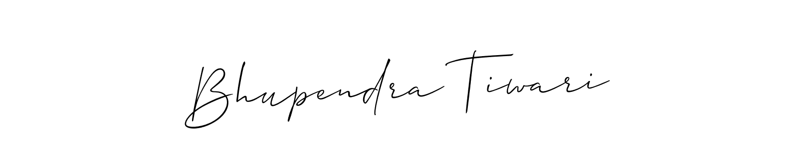 Design your own signature with our free online signature maker. With this signature software, you can create a handwritten (Allison_Script) signature for name Bhupendra Tiwari. Bhupendra Tiwari signature style 2 images and pictures png