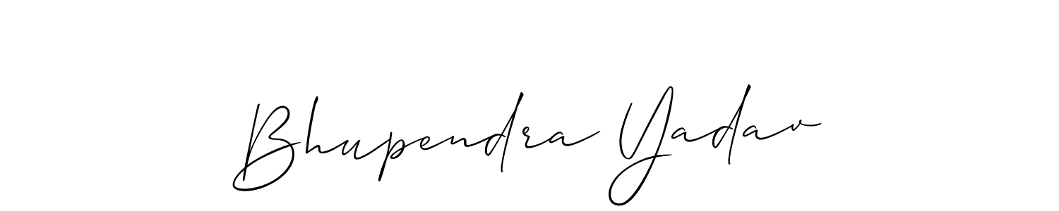 if you are searching for the best signature style for your name Bhupendra Yadav. so please give up your signature search. here we have designed multiple signature styles  using Allison_Script. Bhupendra Yadav signature style 2 images and pictures png