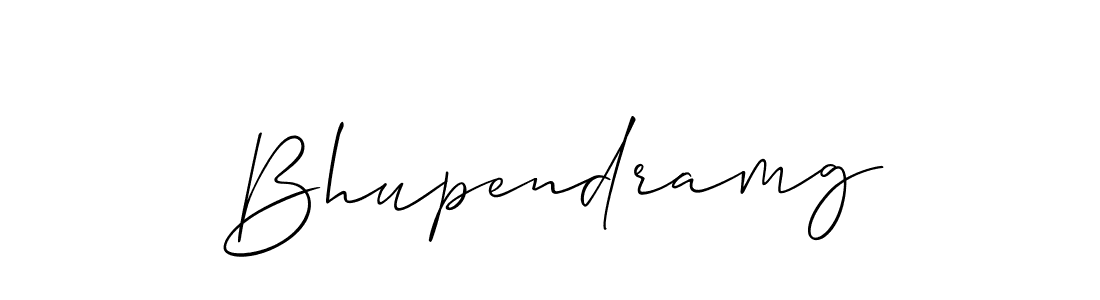 Also we have Bhupendramg name is the best signature style. Create professional handwritten signature collection using Allison_Script autograph style. Bhupendramg signature style 2 images and pictures png